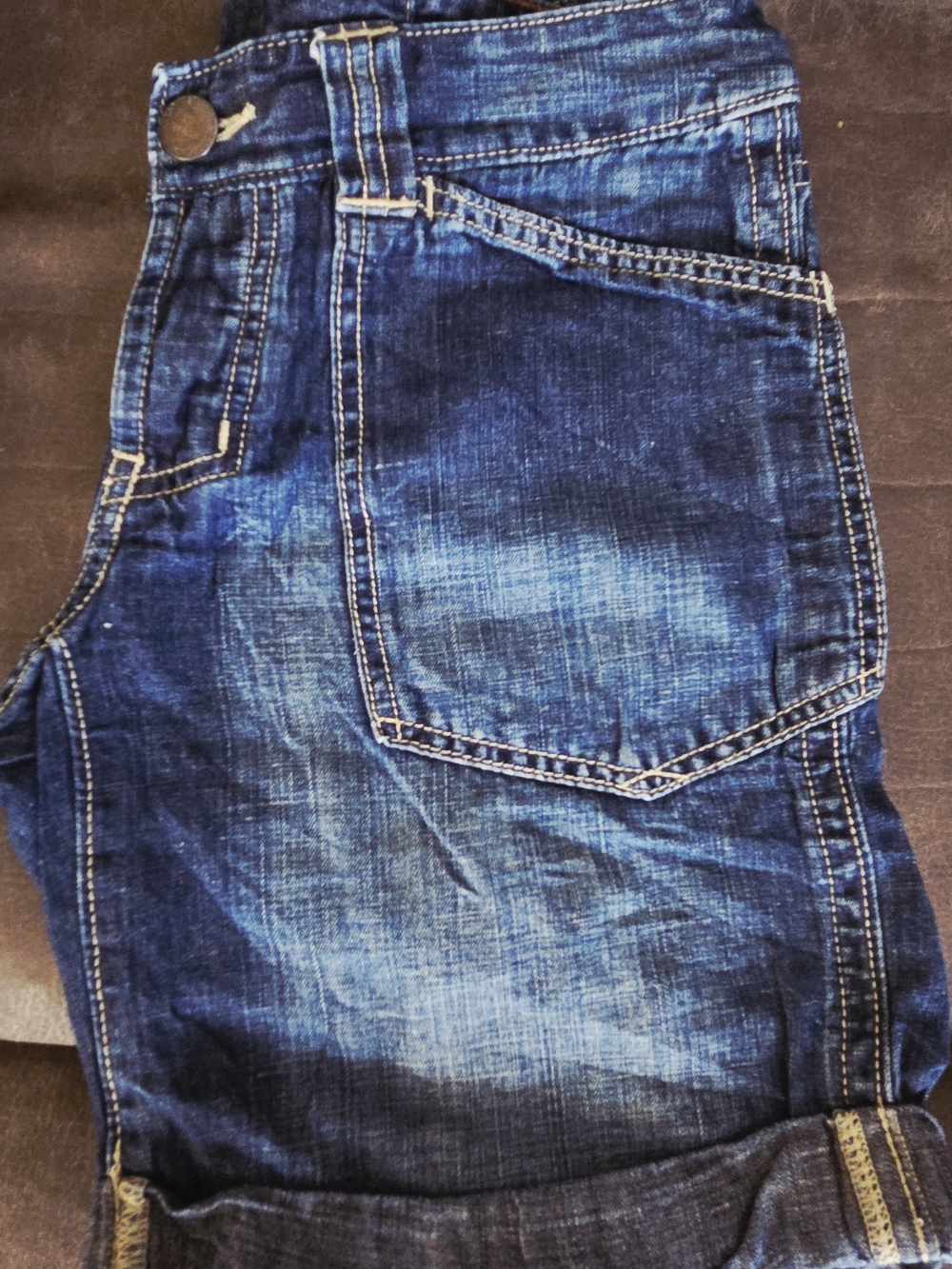 Eddie Bauer Men's Faded Indigo Denim Jeans